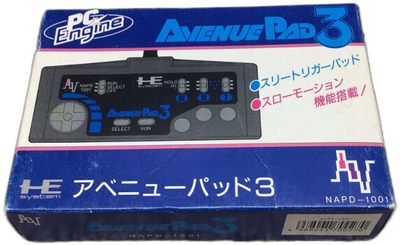 HE System PC Engine Avenue Pad 3 Controller