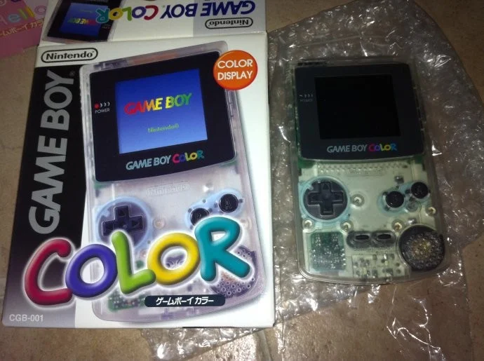 mærkning Mold Er Nintendo Game Boy Color Clear Console - Consolevariations