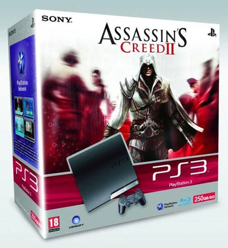 Sony Playstation 3 Slim Assassin's Creed II Bundle