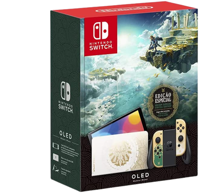 Nintendo Switch OLED  The Legend of Zelda : Tears of the Kingdom Console [BR]