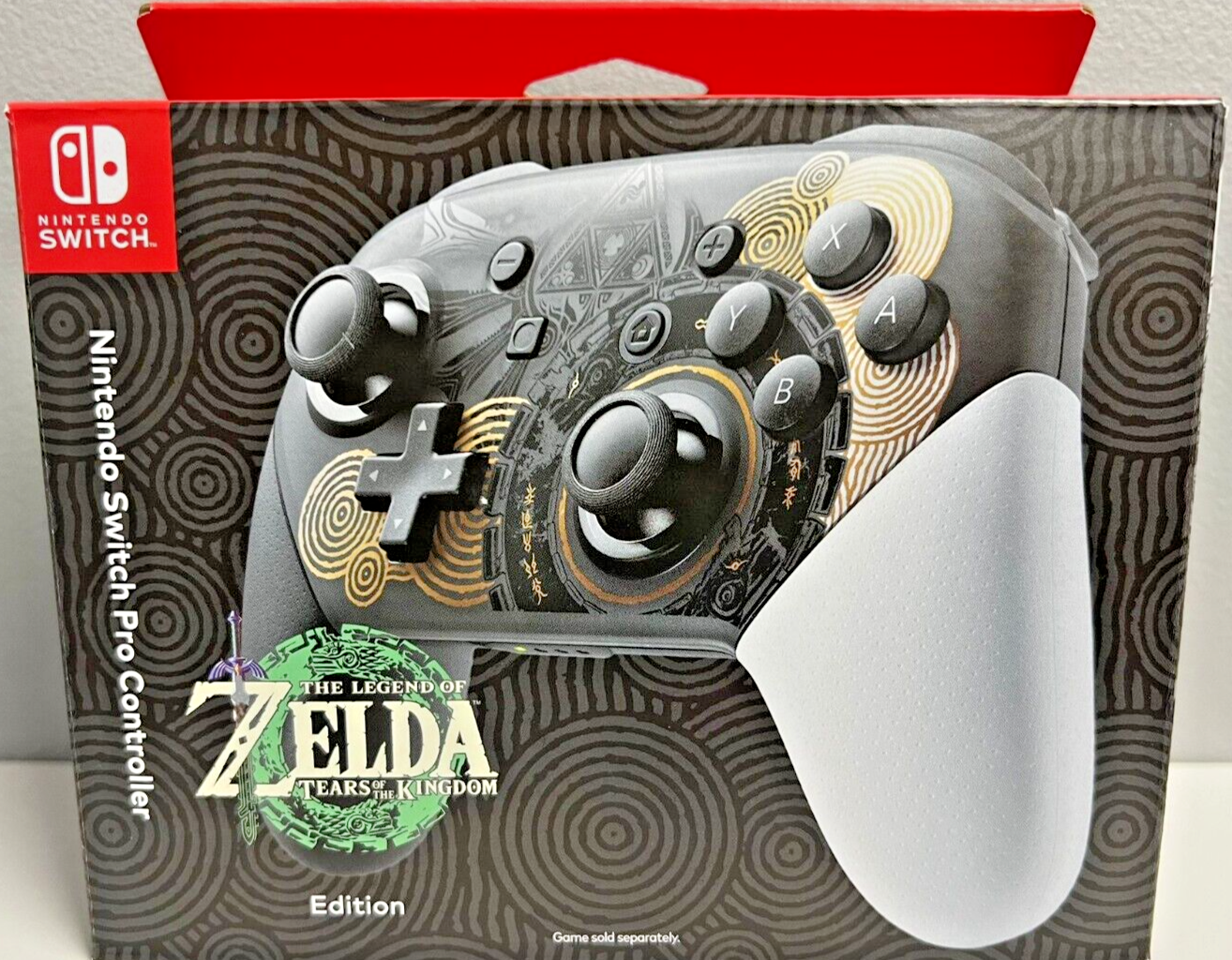 NINTENDO SWITCH PRO CONTROLLER THE LEGEND OF ZELDA TEARS OF THE KINGDOM NEW  BOX