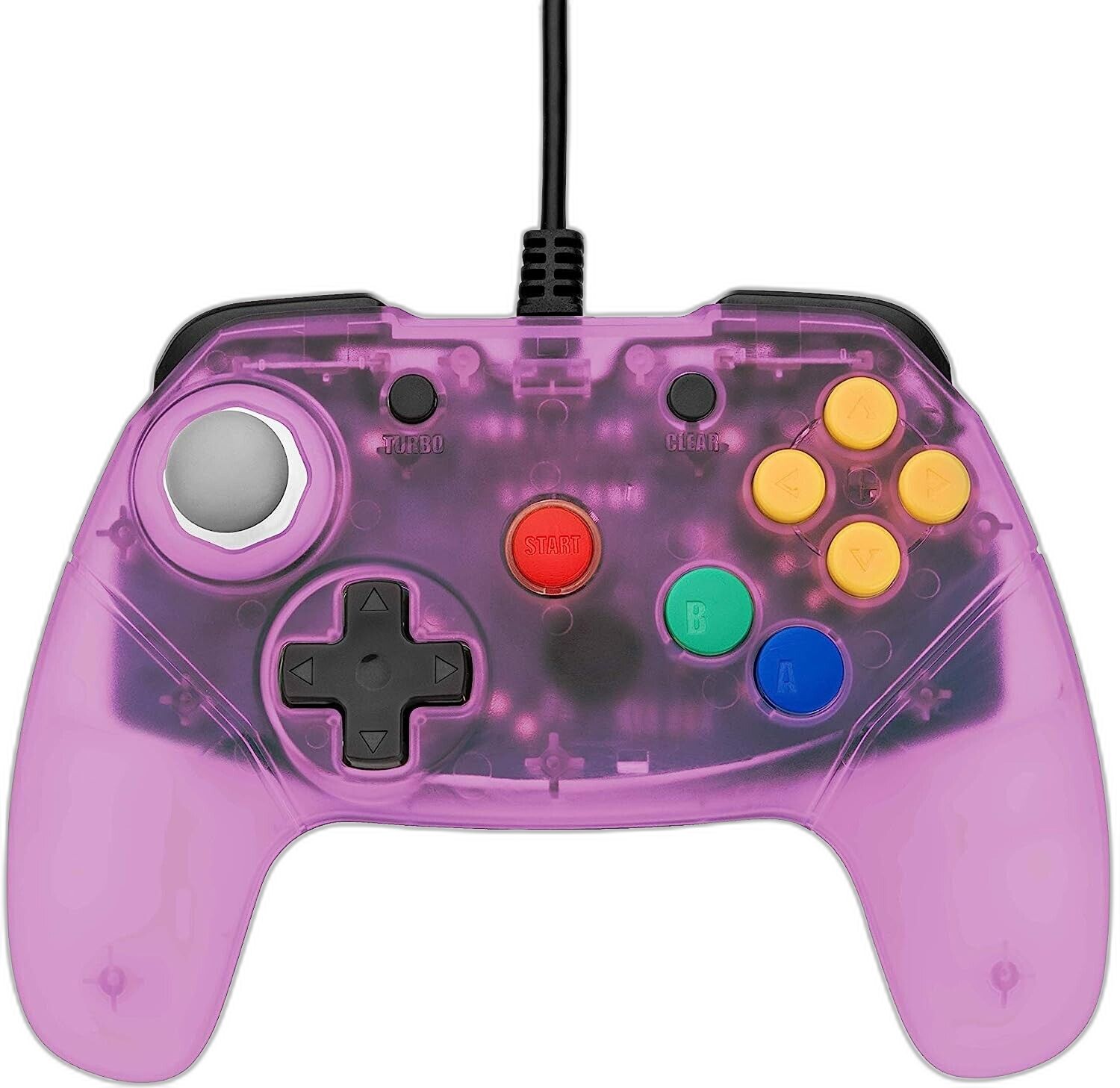  Retro Fighters Nintendo 64 Clear Violet Controller