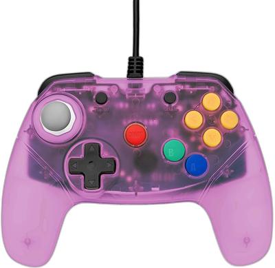 Retro Fighters Nintendo 64 Clear Violet Controller