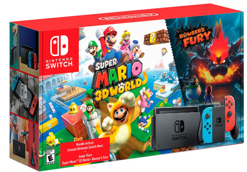  Nintendo Switch Super Mario 3D World + Bowser&#039;s Fury Bundle [Chile]