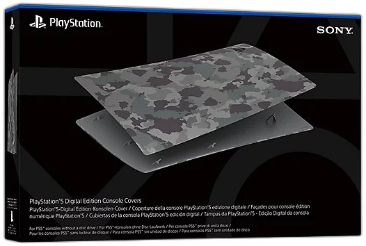  Sony PlayStation 5 Digital Grey Camouflage Cover [EU]