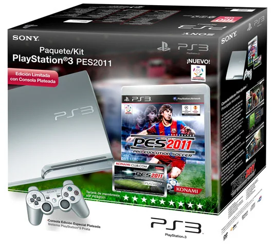  Sony PlayStation 3 Slim Pro Evolution Soccer 2011 Bundle [ES]