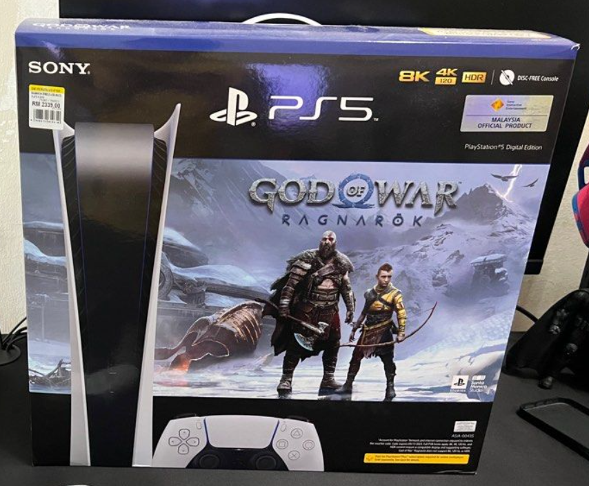 Sony PlayStation 5 Digital Edition God of War Ragnarok Bundle [MY]