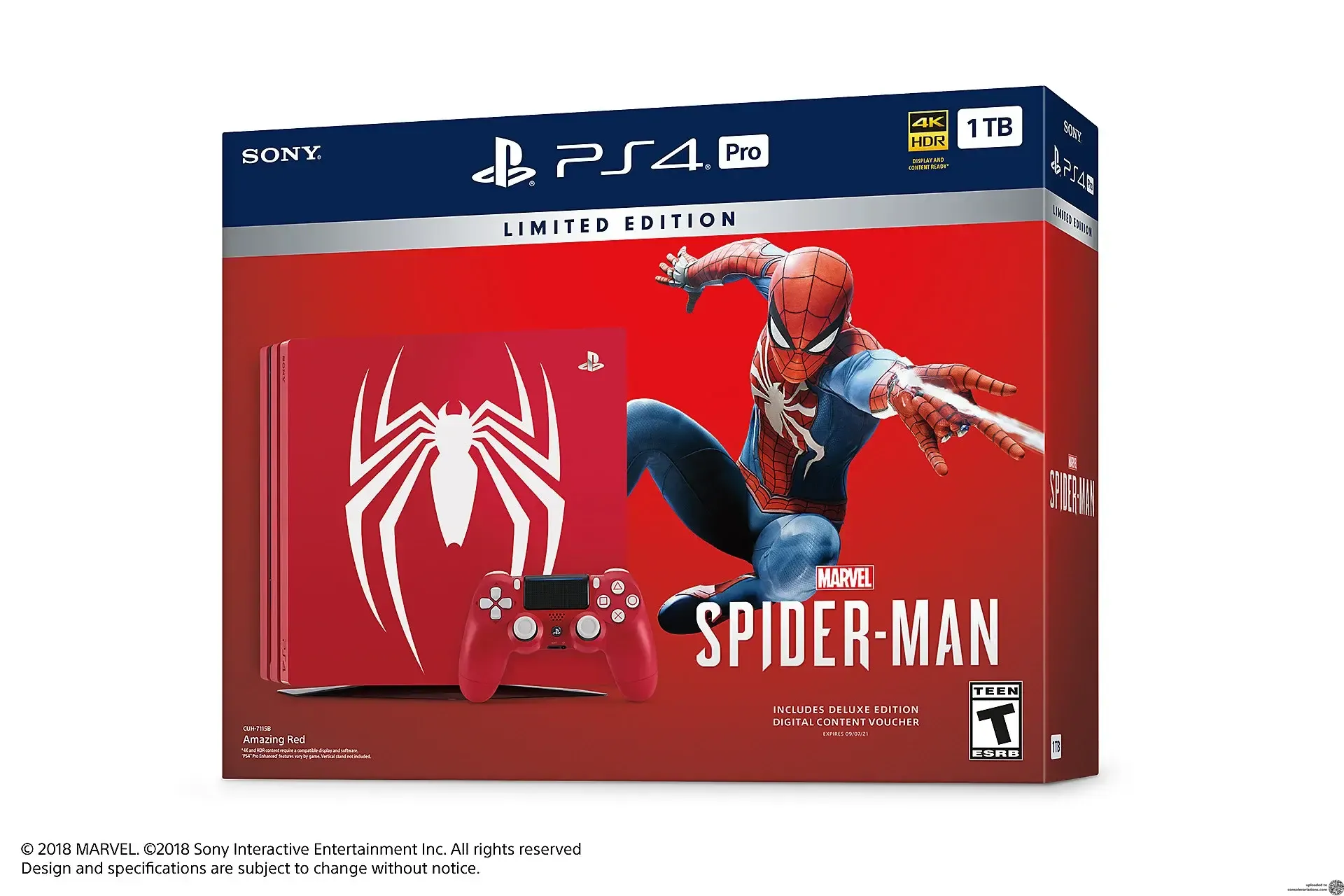 Consolevariations - Sony PlayStation 4 Pro Spider-Man Console