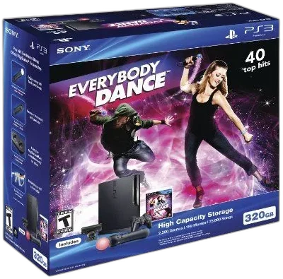  Sony Playstation 3 Slim Everybody Dance Bundle