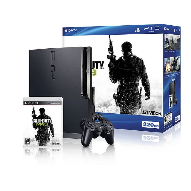  Sony PlayStation 3 Slim Call of Duty Modern Warfare 3 Bundle