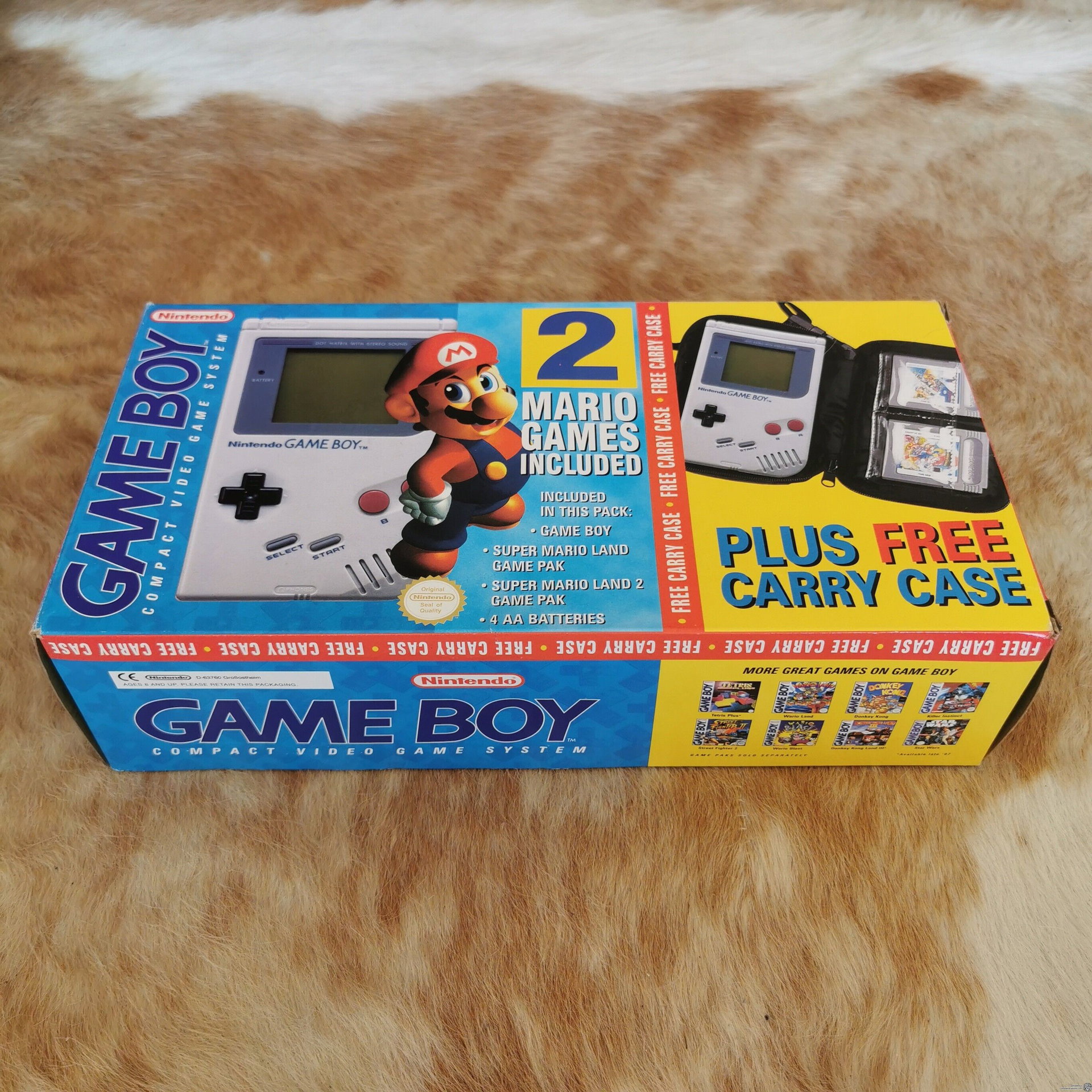 Consolevariations - Nintendo Game Boy 2 Mario Games + Carry Case