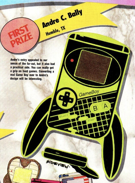  Nintendo Game Boy Nintendo Power Design Contest #2 Console