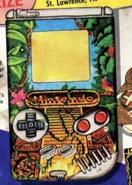  Nintendo Game Boy Nintendo Power Design Contest #3 Console