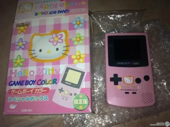 Consolevariations - Nintendo Game Boy Color Hello Kitty Console