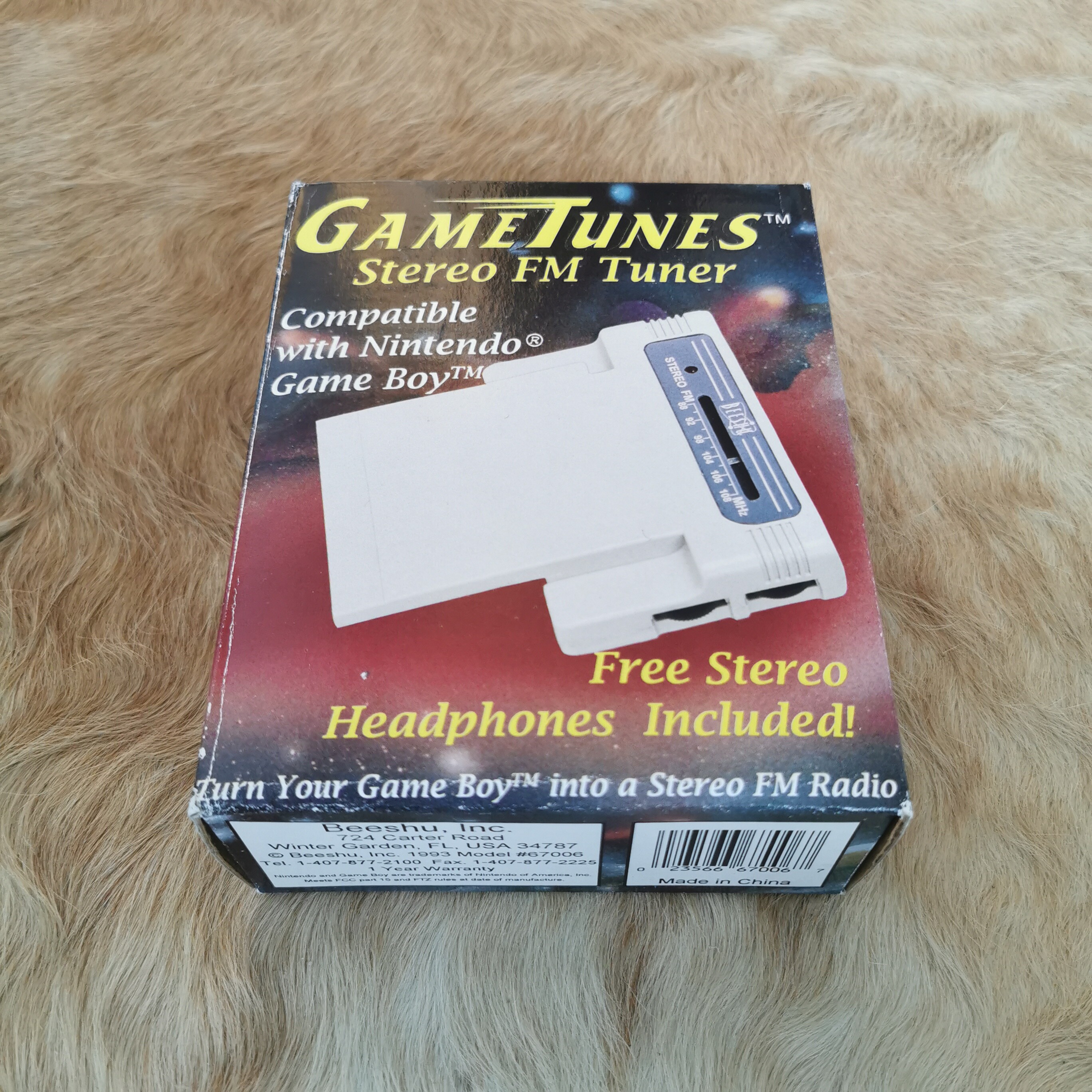  Beeshu Game Boy GameTunes Stereo FM Tuner