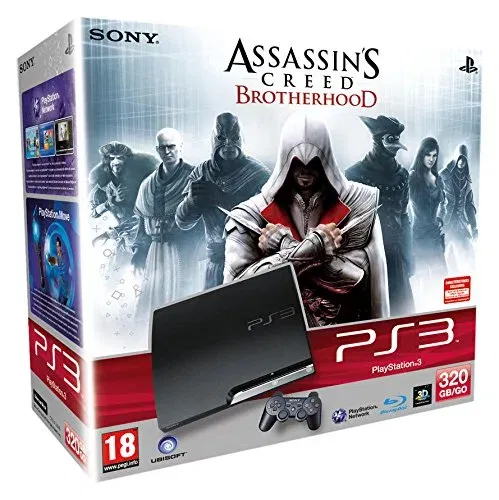  Sony PlayStation 3 Slim Assassin&#039;s Creed Brotherhood Bundle [FR]