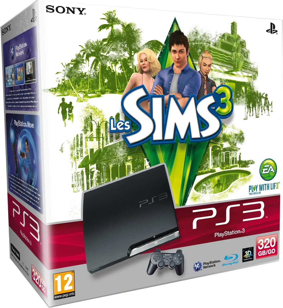  Sony PlayStation 3 Slim The Sims 3 Bundle [FR]