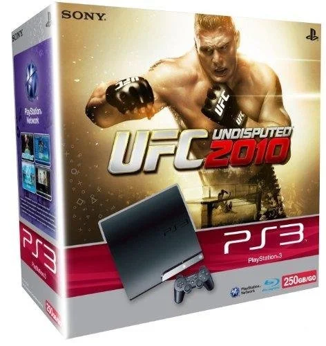  Sony PlayStation 3 Slim UFC Undisputed 2010 Bundle