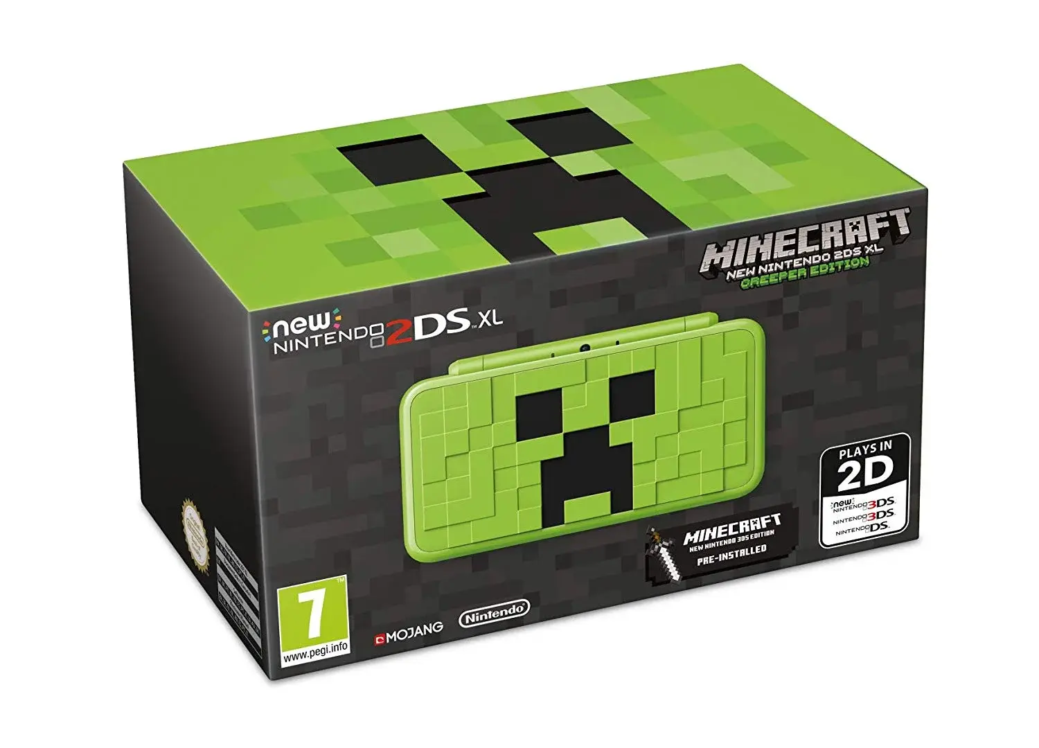 Consolevariations - New Nintendo 2DS XL Minecraft Creeper Console [EU]