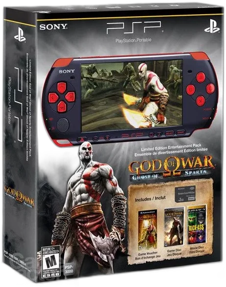  Sony PSP God of War Ghost of Sparta Console
