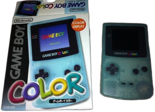  Nintendo Game Boy Color Ice Blue Console