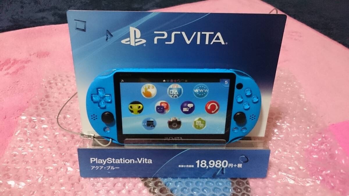  Sony PS Vita Slim Blue Dummy Console