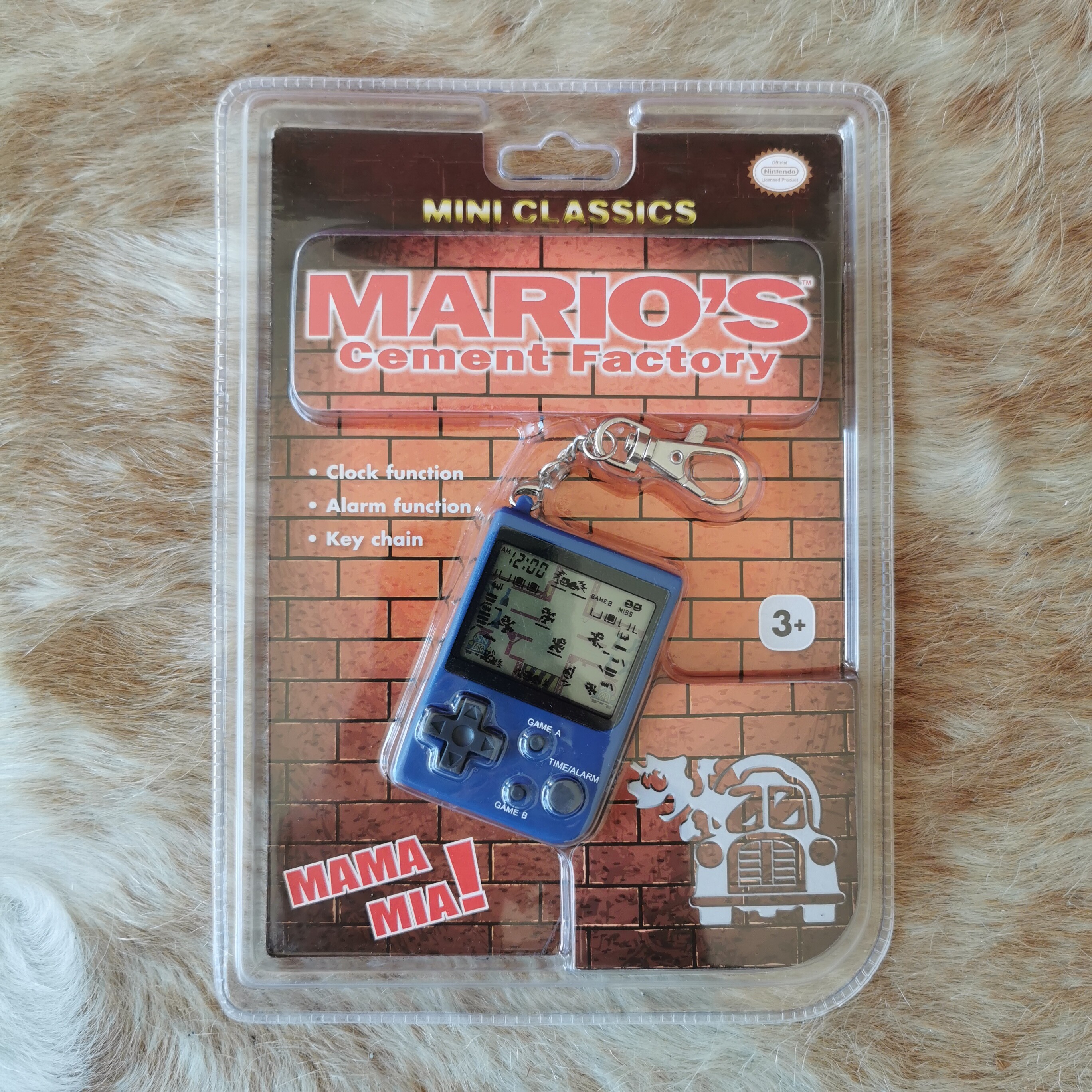  Nintendo Game &amp; Watch Mini Classic Mario&#039;s Cement Factory Blue [EU]