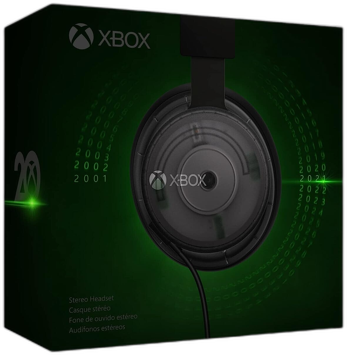  Microsoft Xbox Series X 20th Anniversary Stereo Headset