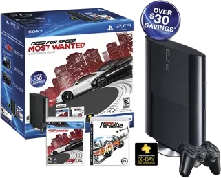  Sony PlayStation 3 Super Slim Need for Speed Most Wanted Bundle
