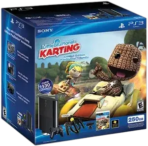 Sony PlayStation 3 Super Slim Little BIG Planet Karting Bundle