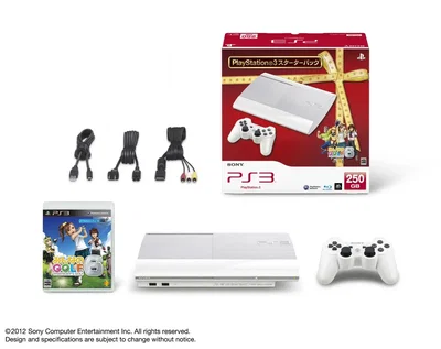 Sony Playstation 3 Super Slim Everybody's Golf 6 Bundle