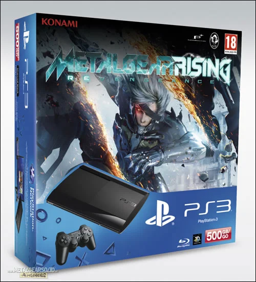  Sony PlayStation 3 Super Slim Metal Gear Rising Bundle