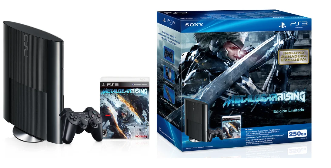  Sony PlayStation 3 Super Slim Metal Gear Rising Bundle [ES]
