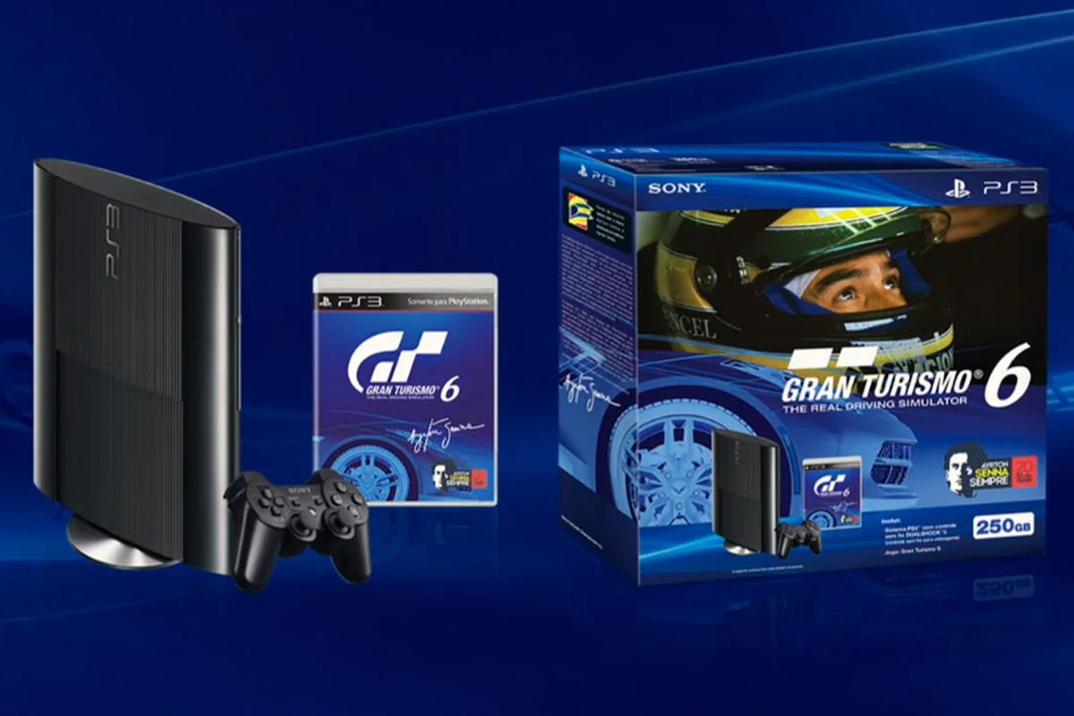  Sony PlayStation 3 Super Slim Gran Turismo 6 Bundle