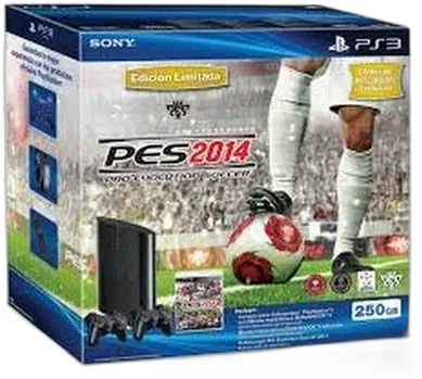 Sony PlayStation 3 Super Slim PES 2014 White Bundle