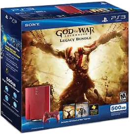  Sony Playstation 3 Super Slim God of War Ascension Bundle