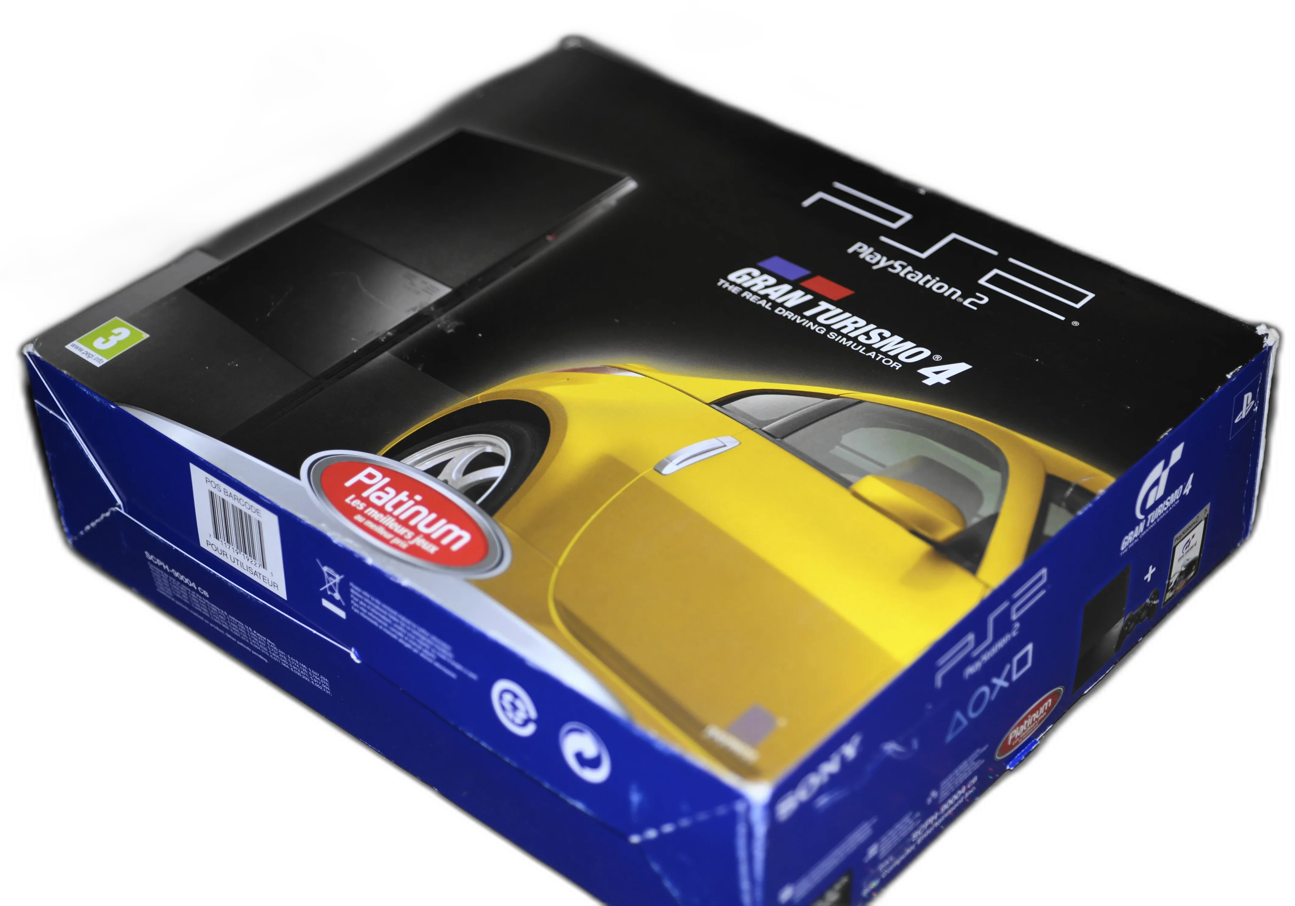  Sony PlayStation 2 Slim Gran Turismo Black Bundle