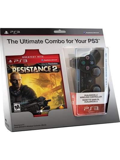 Sony PlayStation 3 Dualshock 3 Resistance 2 Bundle