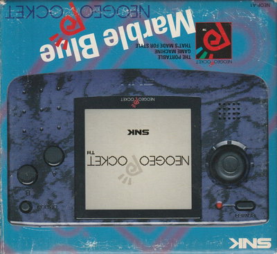 Neo Geo Pocket Marble Blue Console 