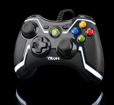 PDP Xbox 360 TRON Ice Blue Controller