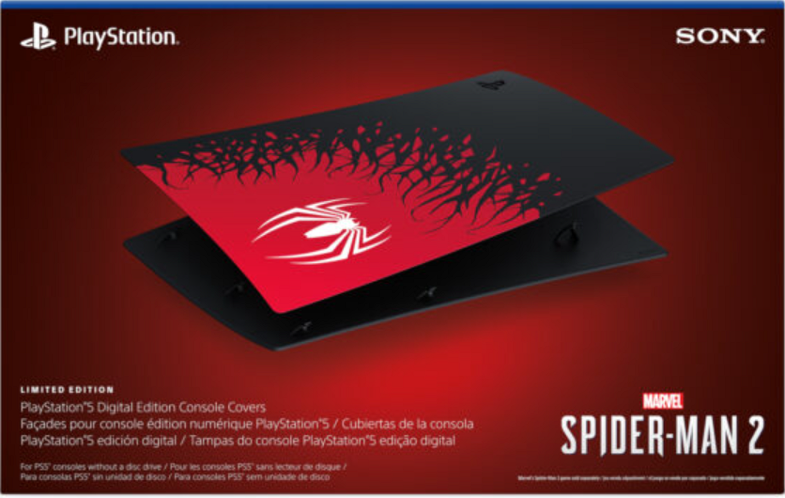 Sony PlayStation 5 Marvel’s Spider-Man 2 Console Cover - Consolevariations