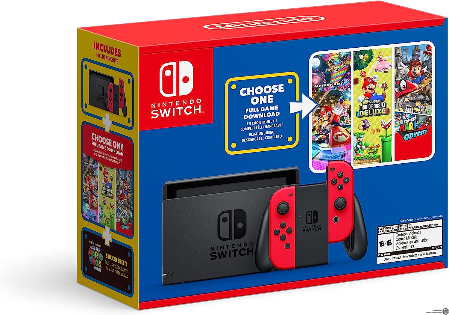 Consolevariations - Nintendo Switch Choose One Mario Bundle [NA ...