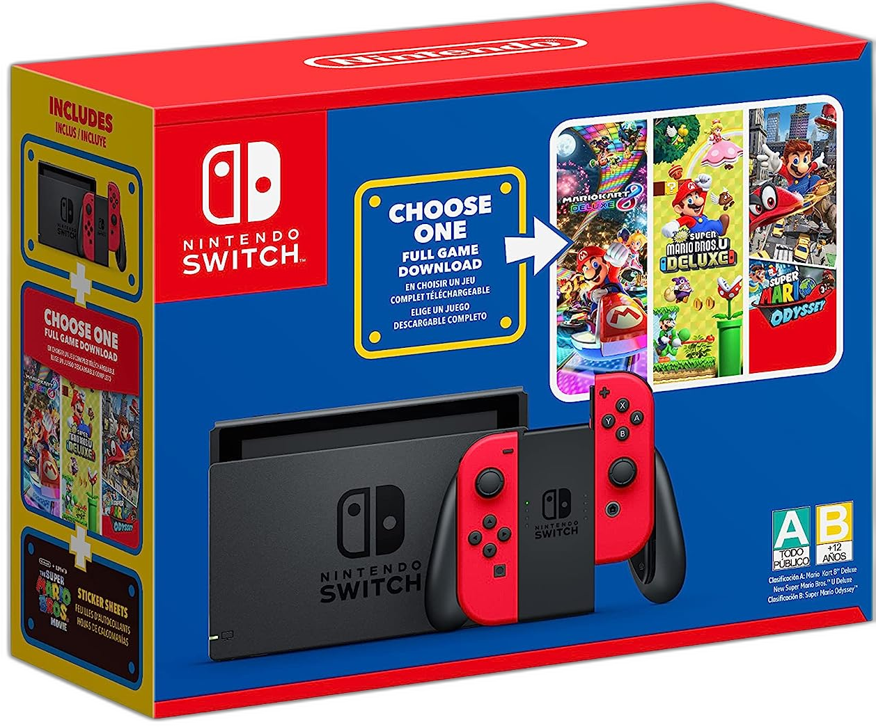 Nintendo Switch Choose One Mario Bundle [NA] - Consolevariations