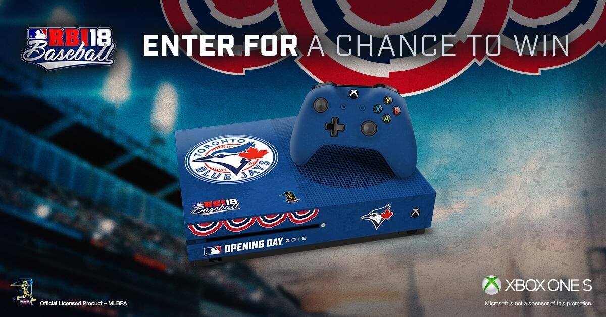  Microsoft Xbox Series S Toronto Blue Jays 2018 Opening Day Console