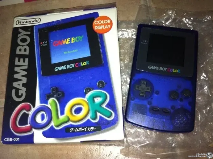 Consolevariations - Nintendo Game Boy Color Midnight Blue Console