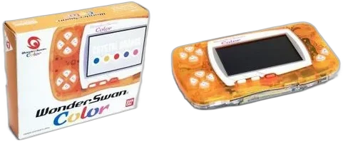  Bandai WonderSwan Color Crystal Orange Console