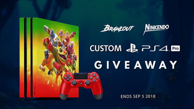 Sony PlayStation 4 Pro Brawlout Console