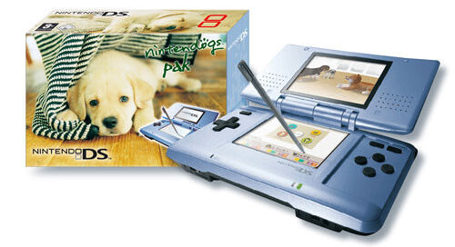  Nintendo DS Nintendogs Pak Sky Blue Bundle [EU]
