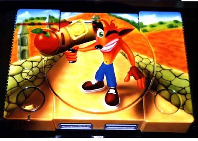 Sony PlayStation Crash 3 Airbrush Console