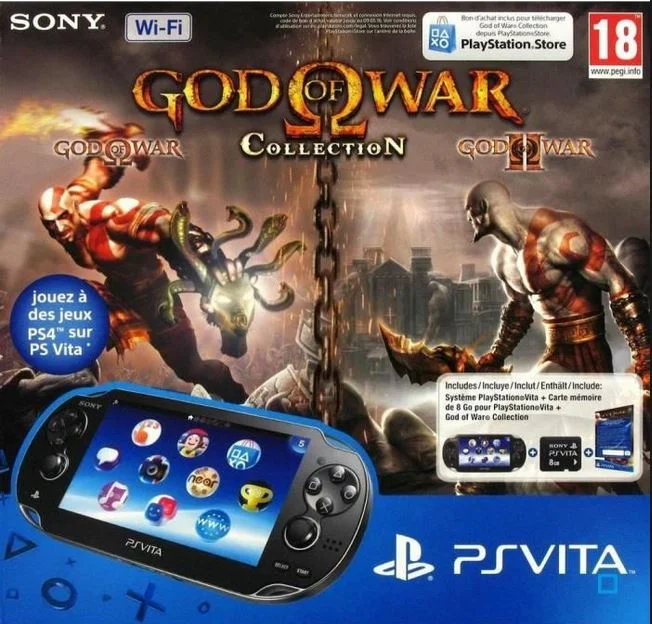  Sony PS Vita God of War Collection Bundle